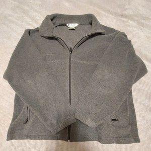 Columbia Charcoal Grey Men's Fleece Zip Up Jacket Size XL